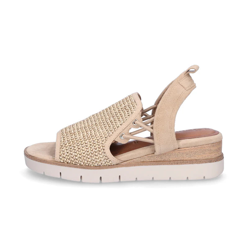 Olivia - Beige Elegant Strappy Sandal for Women