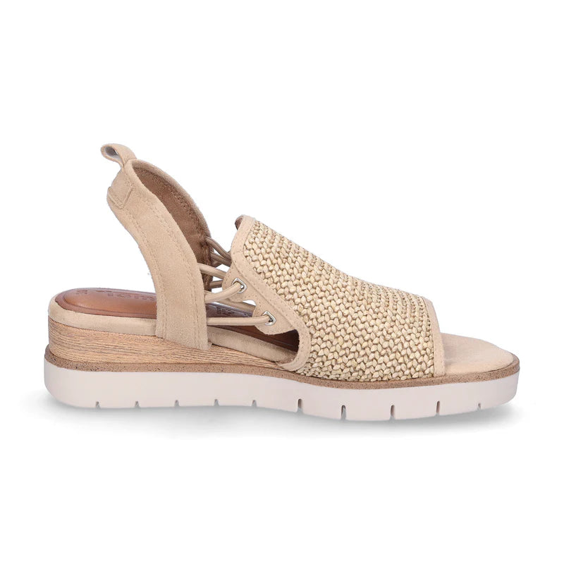 Olivia - Beige Elegant Strappy Sandal for Women