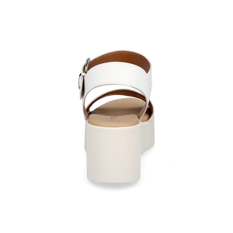 Ava - White Womens Sandalette Elegant Summer Style