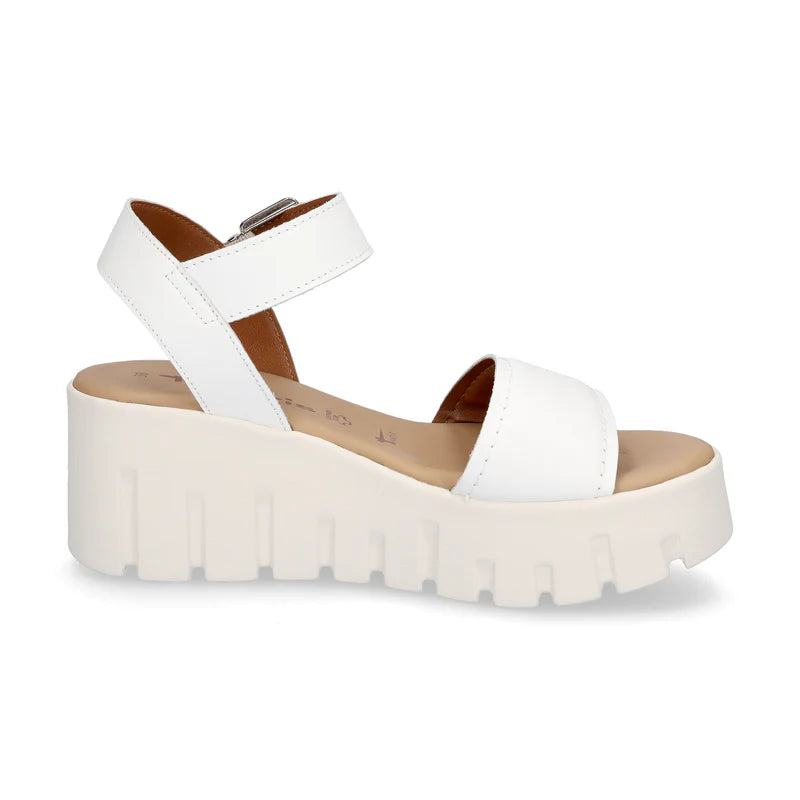 Ava - White Womens Sandalette Elegant Summer Style