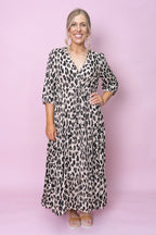 Aspen - Leopard Print Maxi Dress Women