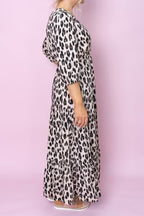 Aspen - Leopard Print Maxi Dress Women