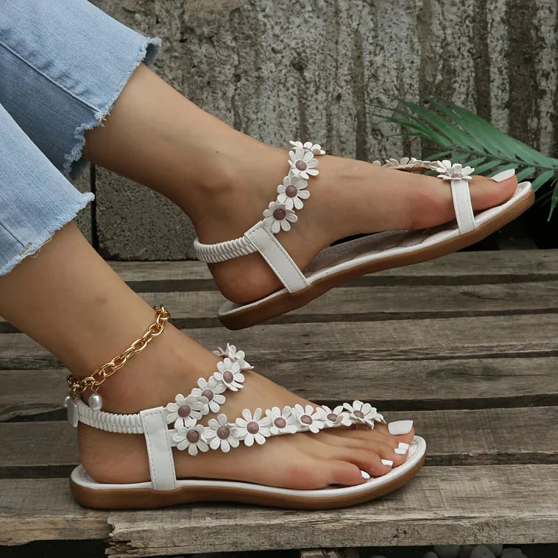 Dannii - Dainty Floral Womens Sandals Sweet Style